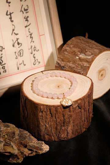 Rose Quartz Bracelet "Sunshine