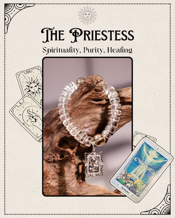 Clear Quartz - Tarot Collection: The High Priestess