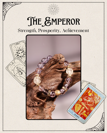 Bolivian Amethyst - Tarot Collection: The Emperor