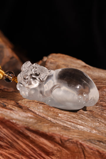 Rabbit Hair Pixiu Figurine